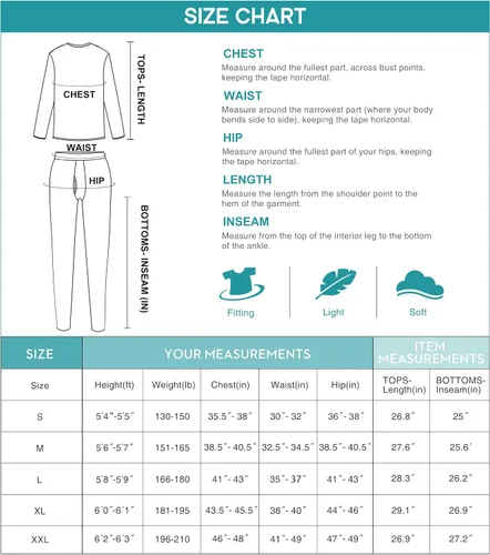 Miniatura 7 de Heathyoga Conjunto de ropa interior térmica para hombre, con forro polar, capa base, parte superior, ropa interior térmica de invierno para hombre