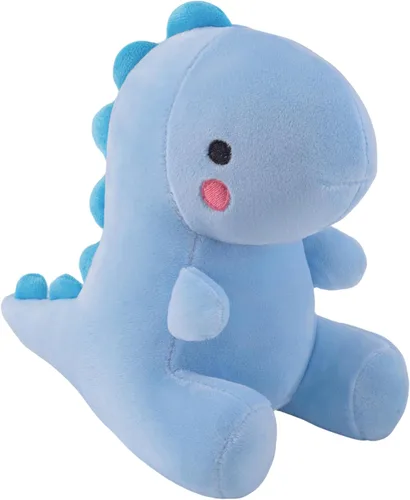 Peluche de dinosaurio de peluche, juguetes lindos de anime, almohada suave de dinosaurio de anime, regalo para niños y niñas, color azul, 10.8 C-blue