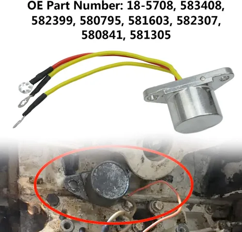 Miniatura 4 de Rectificador fuera de borda 3 cables para Johnson Evinrude 1980-2001 15 60 65 75 85 88 9.9 90 100 110 112 115 140 150 175 200 235 HP, reemplazo