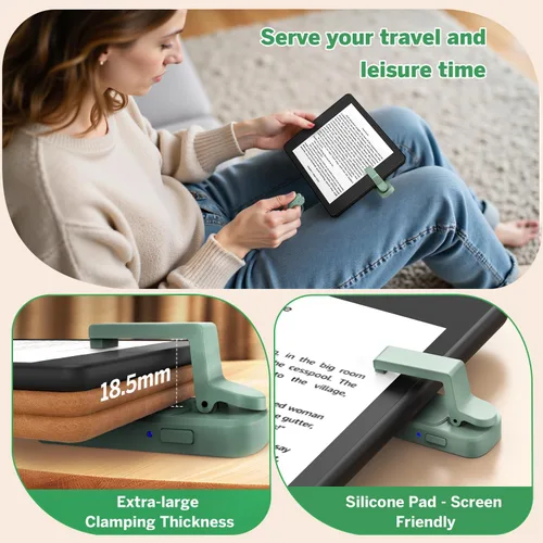Miniatura 4 de Anillo girador de páginas para Kindle, control remoto para iPhone, iPad, tabletas Android, lectores electrónicos, girador de páginas para Kindle
