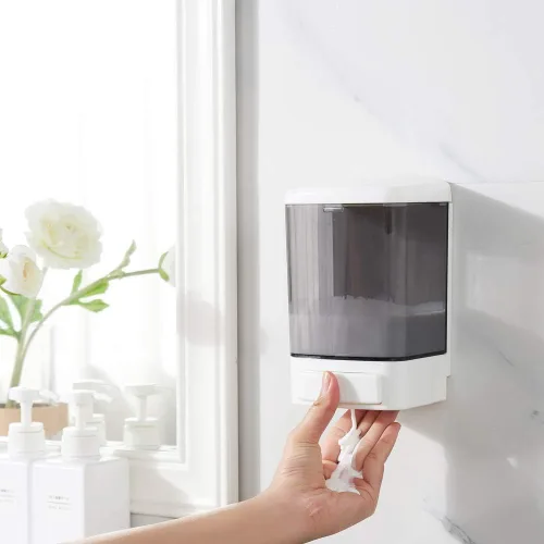 Miniatura 4 de Evhome - Dispensador manual de jabón para cocina y baño, con montaje en pared, dispensador de jabón comercial para contenedores líquidos, champú