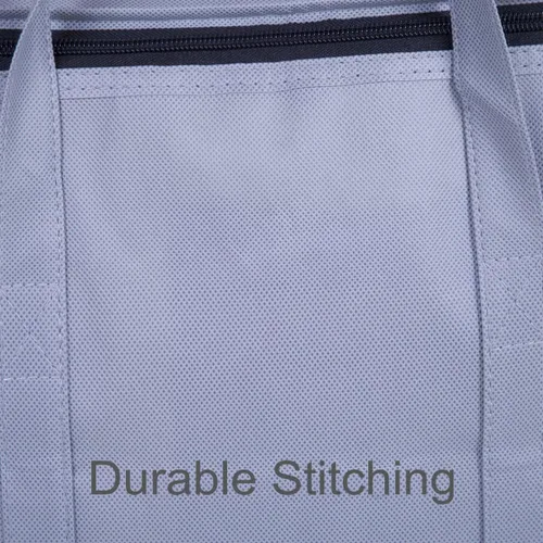 Miniatura 5 de Bolsas de almacenamiento de ropa con cremallera con ventana transparente de plástico y asas resistentes, ideales para almacenamiento de temporada