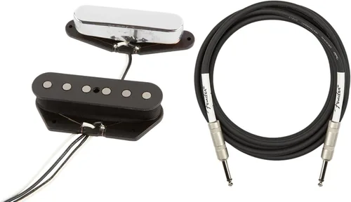 Miniatura 16 de Paquete de pastillas Fender Pure Vintage '64 Telecaster con cable de instrumento Paquete con cable