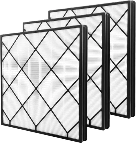 Miniatura 8 de Leemone Paquete de 2 filtros de repuesto para purificador de aire Shark 4, compatible con Shark HE400, HE401, HE401C, HE401NP, HE402, HE402C, HE405