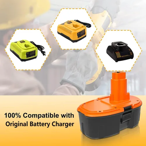 Miniatura 5 de Totoplus Batería de repuesto de 18 V para DeWALT: Baterías Ni-Mh XRP DC9096 de 18 voltios 5.0Ah compatibles con herramientas eléctricas inalámbricas