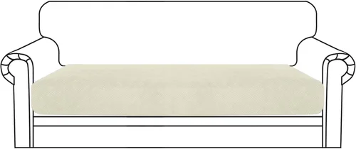 Miniatura 59 de YEMYHOM 【Liquidación】 Fundas Elásticas para Cojines de 1 Pieza, Fundas de Cojín de Asiento para Sofá y Silla, Funda Suave de Sofá de Repuesto