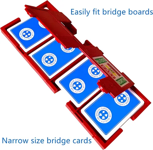Miniatura 8 de TSB Paquete de 12 cartas de puente de impresión estándar, 6 colores, fácil almacenamiento