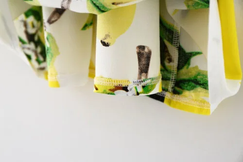 Miniatura 2 de Ropa de bebé niña con estampado de limón, vestido de princesa Gallus sin mangas, a la moda para adolescentes (amarillo, 18-24 meses)