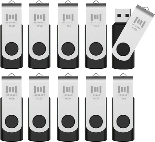 Miniatura 9 de mosDART - memoria externa USB 2.0 - capacidad pequeña - 10 unidades - 128mb indicador led, negro