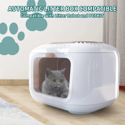 Miniatura 7 de Arena para gatos a base de plantas, control de olores, arena para gatos de tofu de aglutinación rápida, 12 libras, control de polvo de bajo