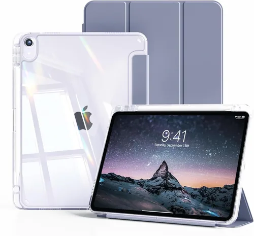 Miniatura 11 de kenke Funda para iPad (A16) de 11ª generación de 11 pulgadas 2025, iPad de 10.9 pulgadas 2022 con soporte para lápices, funda de marco de TPU suave