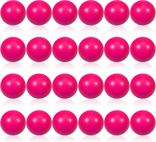 Miniatura 7 de 24 bolas de espuma roja para aliviar el estrés para niños y adultos, juguetes sensoriales para aliviar la ansiedad, TDAH, autismo (rojo)