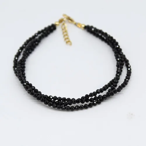 Miniatura 36 de Gempires Natural Multi Strand Beaded Bracelets Lightweight Handmade Gemstone Jewelry Hypoallergenic 8 Inch Gold Plated Stylish Everyday Wear Jewelry
