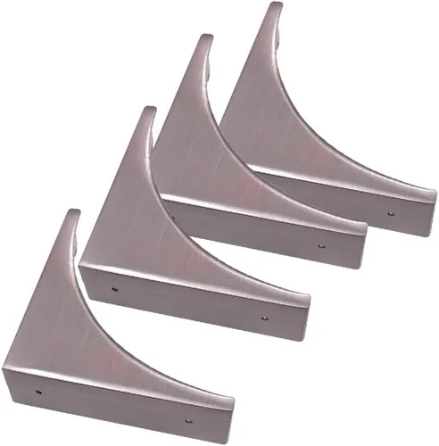 Miniatura 4 de Protectores de esquina – Protector de esquina de mesa de metal, soportes de esquina decorativos plateados y protectores de esquina para caja