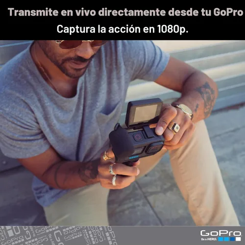Miniatura 9 de GoPro HERO10 Black- Empaque de comercio electrónico - Cámara de acción impermeable con LCD frontal y pantallas traseras táctiles, video Ultra HD