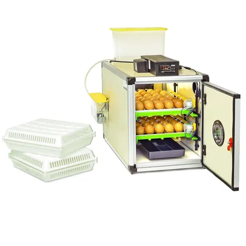 Miniatura 11 de Incubadoras para incubar huevos – Incubadora y empolladora de 120 huevos con girador automático y gabinete de control de humedad digital, incubadora