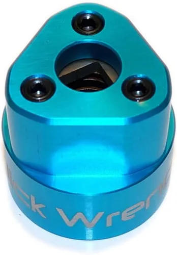 Miniatura 6 de Llave de filtro de aceite con limitación de par de 2 etapas de 0.945 in, azul, aluminio 6061-T6