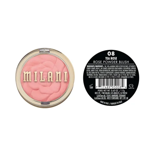 Miniatura 2 de Rubor en polvo Milani Rose, Tea Rose 0.60 onzas, paquete de de 1, Tea rose