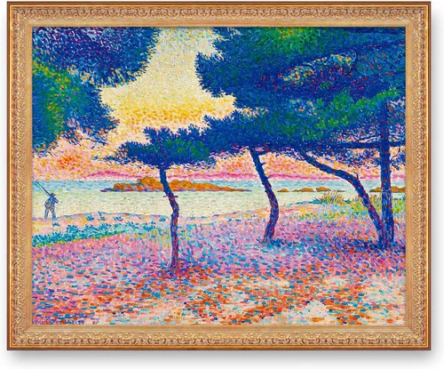 Miniatura 164 de A&T ARTWORK Campo de trigo con cipreses de Van Gogh Las reproducciones de arte clásico mundial, impresiones en lienzo giclée para decoración