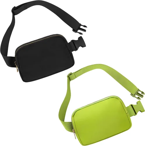 Miniatura 27 de Bolsa de Cintura Frenou Riñonera de Moda para Mujeres y Hombres, Riñonera con Correa Ajustable para Regalo, Riñonera para Viaje, Correr, Senderismo