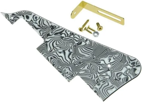 Miniatura 24 de Dopro Golpeador de guitarra LP de 1 capa con soporte cromado para Epiphone Les Paul