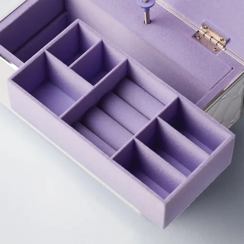 Miniatura 4 de Lenox Childhood Memories - Joyero de unicornio personalizado, organizador de joyas musicales grabado, My First Jewelry Box para niños, niñas pequeñas