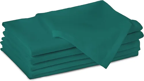 Miniatura 49 de Encasa XO Juego de 12 servilletas de tela color azul cobalto, 17 x 17 pulgadas, servilletas de cena de algodón de color sólido, servilletas de boda