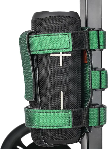 Miniatura 9 de 10L0L Soporte de altavoz mejorado para accesorios de carrito de golf, correa ajustable se adapta a soporte de altavoz inalámbrico Bluetooth