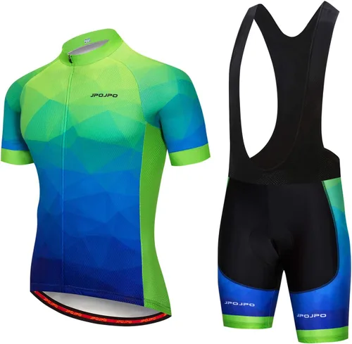 Hotlion Conjunto de camiseta de ciclismo para hombre, traje de ciclismo de verano, traje de equipo profesional, ropa de ciclismo de carretera, kit