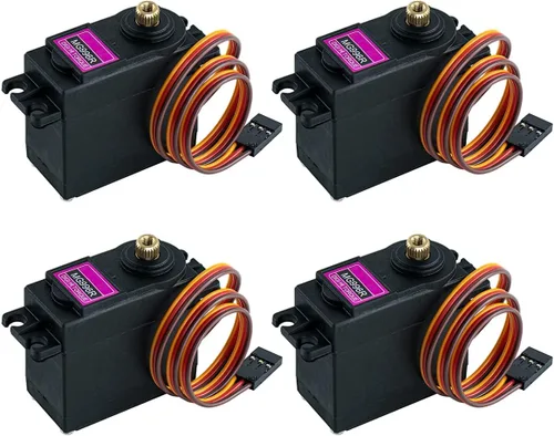 Miniatura 7 de Hosyond Paquete de 5 MG90S Servo 9G Servo Metal Gear Micro Servo para Arduino Project RC Helicóptero Aviones Barco Robot Car