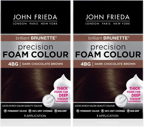 Miniatura 21 de Espuma de color John Frieda, precisión 4R Rojo Oscuro Marrón