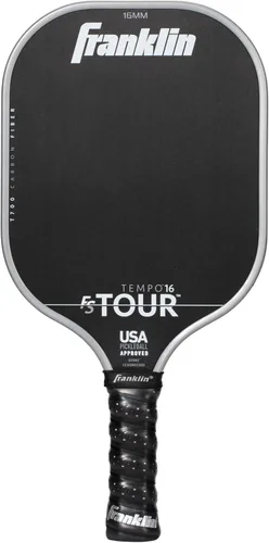 Miniatura 19 de Franklin Sports Palas de Pickleball Pro - Serie FS Tour Fibra de Carbono Cruda T700 - Aprobadas para Pickleball de EE. UU. - Borde Inyectado de Gris