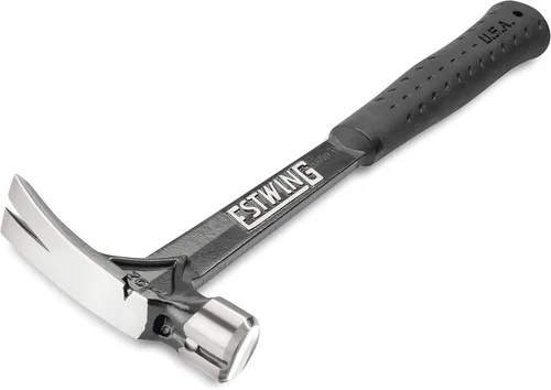 Miniatura 2 de ESTWING Martillo Ultra Series – Martillo de 15 oz fabricado en Estados Unidos con cara lisa y agarre de reducción de golpes - EB-15S