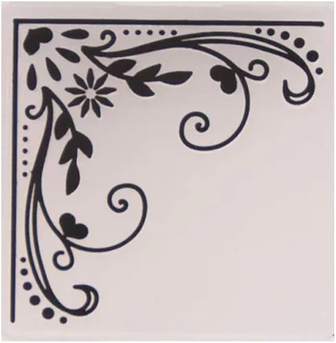 Plantilla de carpeta de grabación en relieve de plástico con encaje para bricolaje álbum de recortes, álbum de fotos, tarjetas, fabricación de