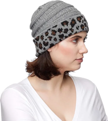 Miniatura 550 de C.C Trendy Warm Chunky Soft Stretch Cable Knit Beanie