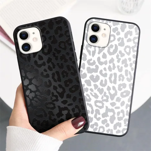 Miniatura 2 de 2 Pack Funda con lindo estampado de chita para Samsung Galaxy S22 Ultra 5G de 6.8", Fundas con patrón de leopardo de lujo, diseño de silicona suave
