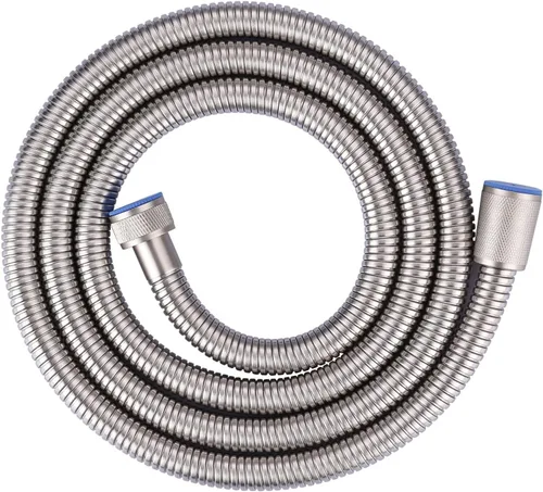 Miniatura 14 de Aleasha Manguera de ducha con acabado negro mate, 63 pulgadas SUS 304 de acero inoxidable extra largo, manguera de cabezal de ducha de mano