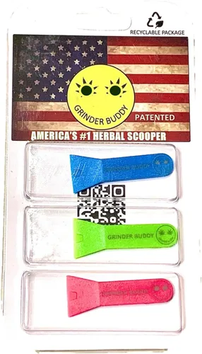 raspador de hierbas picadora/cuchara_(3) cucharas por paquete, pala de polen, espátula, kit de raspador de polen para amoladora, amoladora de