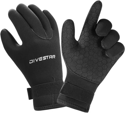 Skyone Guantes de neopreno para buceo, guantes de buceo, guantes de surf de 0.118 pulgadas, 0.198 pulgadas, para hombres, mujeres, niños, térmicos,
