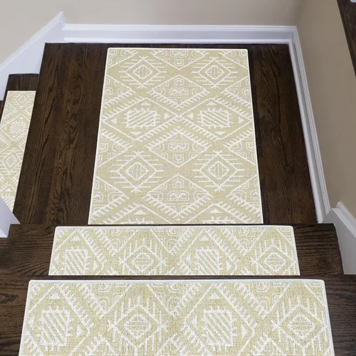 Miniatura 3 de SUSSEXHOME Monument Collection - Alfombra de pelo bajo resistente de 2 x 3 pies, alfombra ultrafina y antideslizante, alfombra de interior de Crema