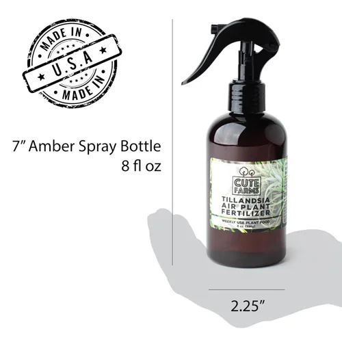 Miniatura 6 de Cute Farms Tillandsia Fertilizante para plantas de aire, fórmula suave de uso semanal, alimento vegetal Nutrientes formulados para plantas de aire