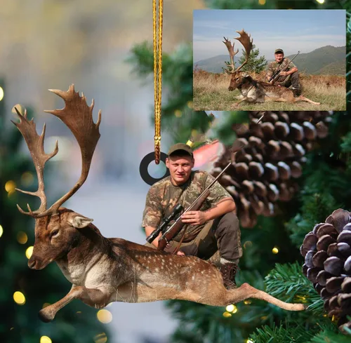 Miniatura 36 de LOVELYPOD Adorno de foto personalizado,Árbol de adorno de Navidad personalizado, Adorno de forma plana 2D de foto personalizada, Foto personalizada