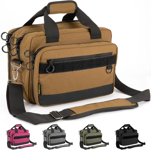 Miniatura 9 de PROFOCUS Bolsa de gama para pistolas y munición con cremalleras bloqueables Gris