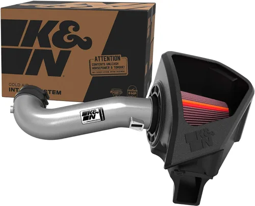 Miniatura 13 de K&N - sistema de admisión de aire frío: Alto rendimiento; aumenta los caballos de fuerza: Compatible con Chevrolet Silverado 1500 2019-2020; GMC