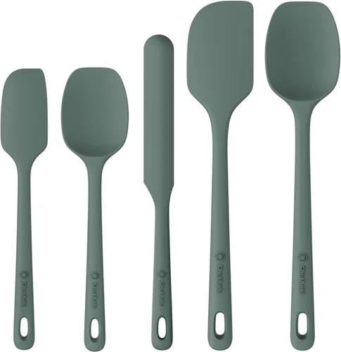 Miniatura 17 de ChefAide - Juego de 4 espátulas de silicona, espátulas de goma de grado alimenticio, con mango fuerte y agarre ergonómico, resistentes al calor