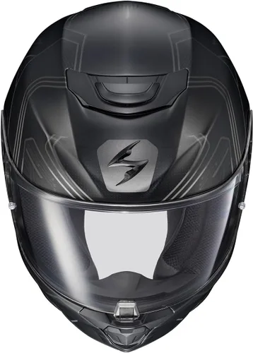 Miniatura 3 de ScorpionEXO R330 - Casco de motocicleta de cara completa con Pinlock Ready Shield Bluetooth con bolsillos para altavoces DOT ECE aprobado Bendr