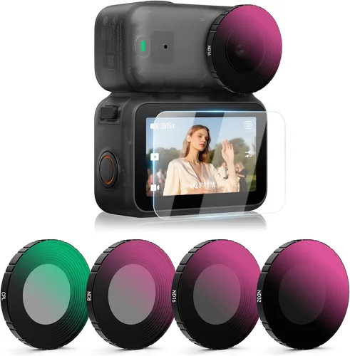 Miniatura 8 de Action 5 Pro - Juego de filtros ND CPL + ND para DJI Osmo Action 5 / Action 4 / Action 3, paquete de 4 (CPL, ND8, ND16, ND32)