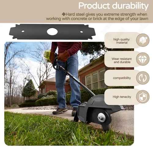 Miniatura 8 de AC04215 - Paquete de 2 cuchillas reversibles de acero endurecido de 8 pulgadas Expandible, compatible con Ryobi UT50500, UT15518, RY15518, RYEDG11