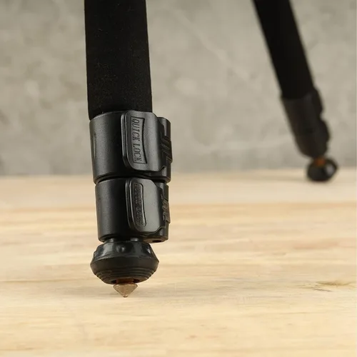 Miniatura 6 de PATIKIL Pico de trípode de rosca de 1/4 pulgadas, paquete de 6 trípode para cámara, tornillo de pico de acero inoxidable, adaptador de montaje