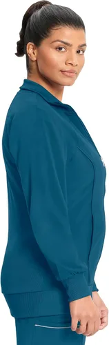 Miniatura 58 de Infinity by Cherokee 2391A - Chaquetas médicas con cremallera frontal para mujer, tela elástica en 4 direcciones